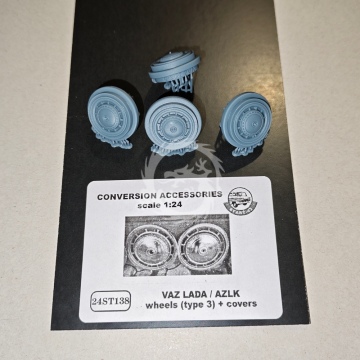 Vaz Lada / AZLK wheels ( type 3 ) + convers - Start43 St138 skala 1/24