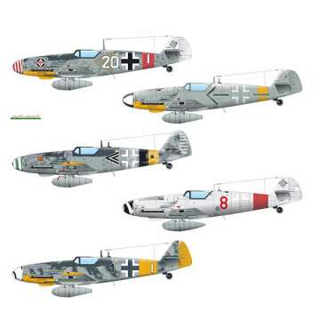 Bf 109G-6 późna seria Eduard 82111 skala 1/48