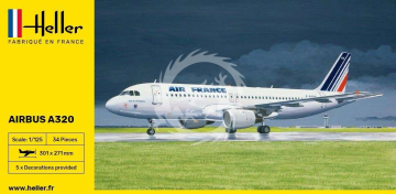 A-320 Air France - HELLER 56448 - STARTER KIT skala 1/125
