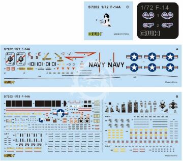 F-14A VF-41 Black Aces Limited Edition GWH S7202 skala 1/72