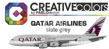 Farba Qatar Airlines Slate Grey  - Creativ colors CC-PA038 poj. 30ml
