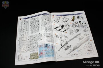 Model plastikowy Mirage IIIC all-weather interceptor, ModelSvit, MSVIT 72061, skala 1/72