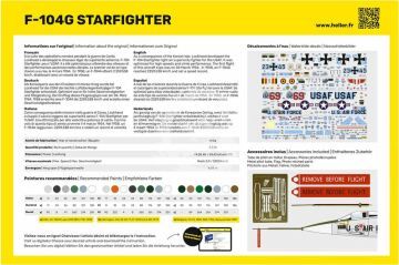 F-104G STARFIGHTER HELLER 35520 skala 1/48