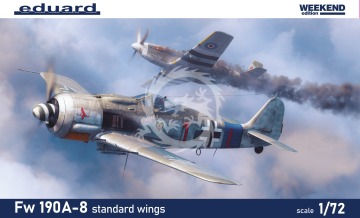 Fw 190A-8 standard wings Weekend Edition Eduard 7463 skala 1/72