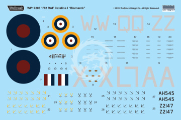 Model plastikowy RAF Catalina I 'Bismarck', Wolfpack WP17208, skala 1/72