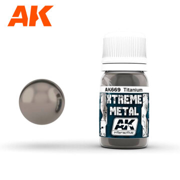 XTREME METAL - TYTAN 30ML AK669 AK-669 Ak Interactive