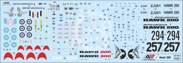 Hawk 200 light multirole fighter A&A Models 7229 skala 1/72