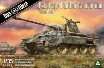 Pz.Kpfw.V Sd.Kfz. 171 Panther Ausf. A Early/Mid w/o interior Das Werk  DW35010 skala 1/35