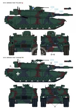 PREORDER - M1A1 Abrams Ukraine/Poland 2in1 Limited Edition Rye Field Model RFM5106 skala 1/35