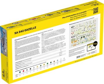 STARTER KIT SA 342 Gazelle Heller 56486 skala 1/48