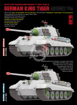 Sd.Kfz. 182 Pz.Kpfw.VI Ausf.B German King Tiger Ardennes 1944 (upgrade version) - Rye Field Model RM-5138 skala 1/35