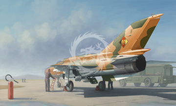 MiG-21MF Fishbed J - Trumpeter  02863 skala 1/48