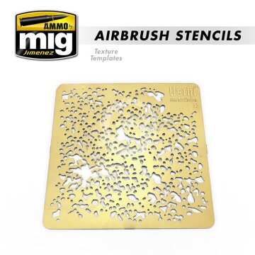 Texture Templates Airbrush Stencils - Ammo by Mig Jimenez. A.MIG-8035