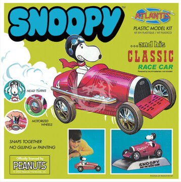 Snoopy ...and his classic Race Car - Atlantis M6894