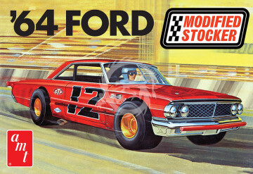 1964 Ford Galaxie Modified Stocker -  AMT 1383 skala 1/25