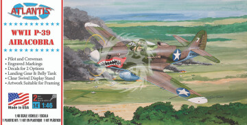 P-39 Airacobra with Swivel Stand - Atlantis 222 skala 1/46