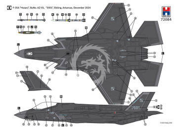 F-35A Husarz Polish Air Force - Hobby 2000 H2K72084 skala 1/72