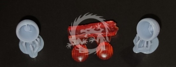 Fog lamp FG-119 type2 2pcs orange - Start43 St95o skala 1/24