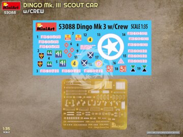 Dingo Mk. III Scout Car w/ Crew - MiniArt 53088 skala 1/35