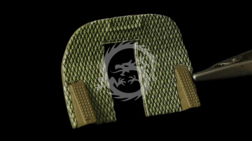 Cockpit Interior Upholstery (Green), 3D Decals - Metallic Details MDP32035 skala 1/32