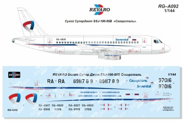 Sukhoi Superjet SSJ-100 -95B Severstal Revaro RG-А092  1/144