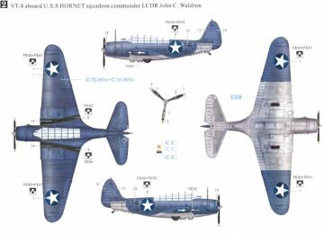 Douglas TBD-1 Devastator VT-8 AT Midway 1942 Great Wall Hobby L4807 skala 1/48