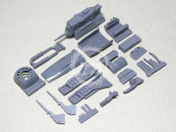 Zestaw dodatków Ki61-I Hien Ha-40 Engine set (for Hasegawa 1/32), Wolfpack WPD32005 skala 1/32