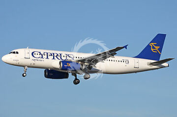 Airbus A320 CYPRUS Air 5B-DBB Kalkomania Pas-Decals skala 1/144