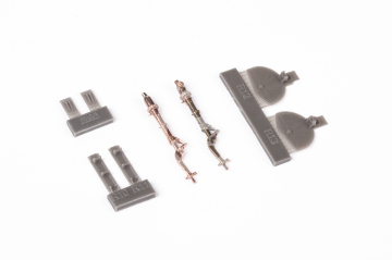 Dodatki A6M undercarriage legs BRONZE Eduard 648695 skala 1/48