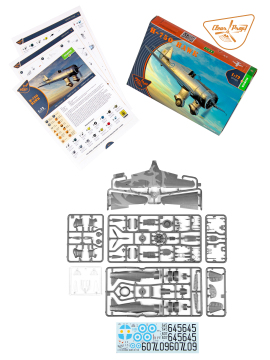 Model plastikowy Hawk H-75 M/N/O PE parts Clear Prop! CP72021 skala 1/72