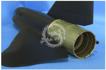 SR-71 Blackbird. Jet nozzles Italeri MDR4859 skala 1/48