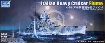 PROMOCYJNA CENA-Italian Heavy Cruiser Fiume Trumpeter 05348 skala 1/350