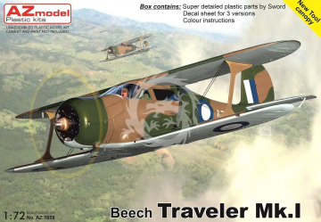 Beech Traveler Mk.I  AZ-Model 7858 skala 1/72