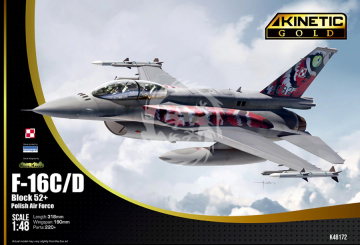 F-16C/D Block 52+ (Poland AF) - GOLD SERIES - KINETIC K48172 skala 1/48