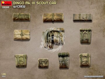 Dingo Mk. III Scout Car w/ Crew - MiniArt 53088 skala 1/35