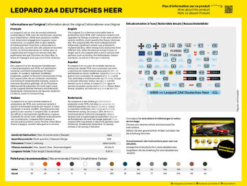 STARTER KIT Leopard 2A4 - Deutsches Heer - Heller 35800 skala 1/72