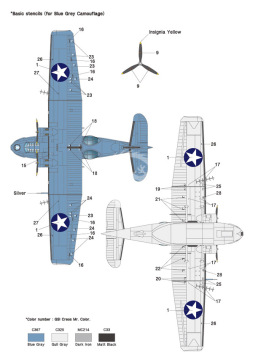 Zestaw kalkomanii PBY Catalina Part.1 - Pacific Theater (PBY-5/5A), Wolfpack WD48007 skala 1/48
