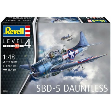 SBD-5 Dauntless Navyfighter Revell 03869 skala 1/48