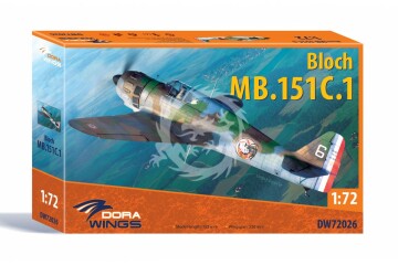 Bloch MB.151 C.1 Dora Wings DW72026 skala 1/72