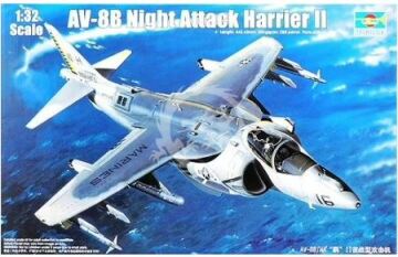 AV-8B Night Attack Harrier II Trumpeter 02285 skala 1/32