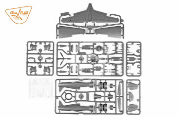 Model plastikowy Hawk H-75 M/N/O PE parts Clear Prop! CP72021 skala 1/72