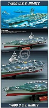 CVN-68 USS Nimitz Academy 14213 skala 1/800