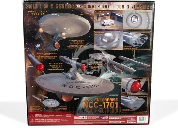 Star Trek Classic USS Enterprise (Pilot Edition) TV version with Pilot Parts Polar Lights 993 skala 1/350