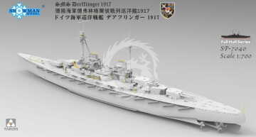 SMS Derfflinger 1917 (Full Hull with metal barrels) Takom SP-7040 skala 1/700