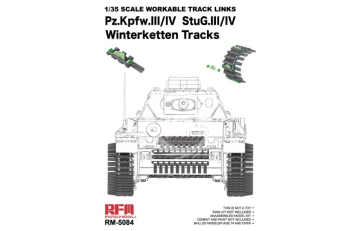 Winterketten Tracks For Pzack Lin.Kpfw. III/IV & StuG.III/IV Rey Field Model RFM 5084 skala 1/35
