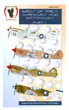 Birds of Prey, Warhawks and Kittyhawks, Part I Eagle Strike 48147 skala 1/48