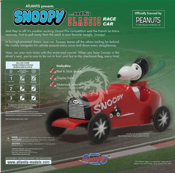 Snoopy ...and his classic Race Car - Atlantis M6894