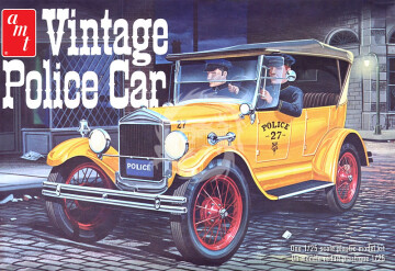 Vintage Police Car -  AMT 1182 skala 1/25