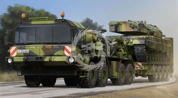 NA ZAMÓWIENIE  - FAUN SLT 50-3 ELEFANT with SaAnh.52t - Trumpeter 01070 skala 1/35