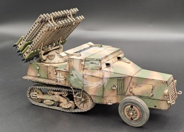  8 cm Raketenwerfer auf Fahrgestell S 303 (f) - KM Model  KM-35005 skala 1/35